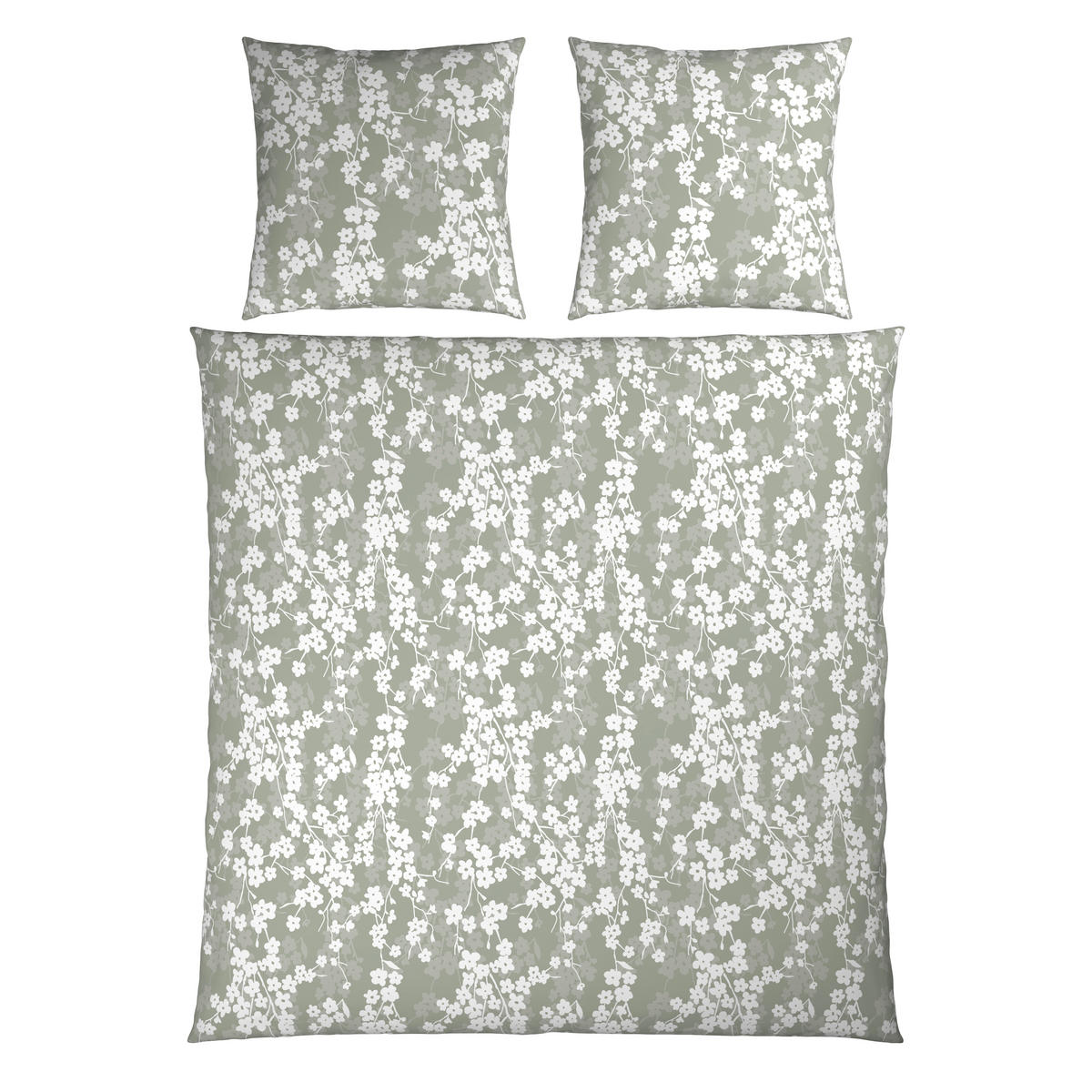 BETTWÄSCHE Musselin 200/200 cm  - Salbeigrün, Textil (200/200cm) - Esposa
