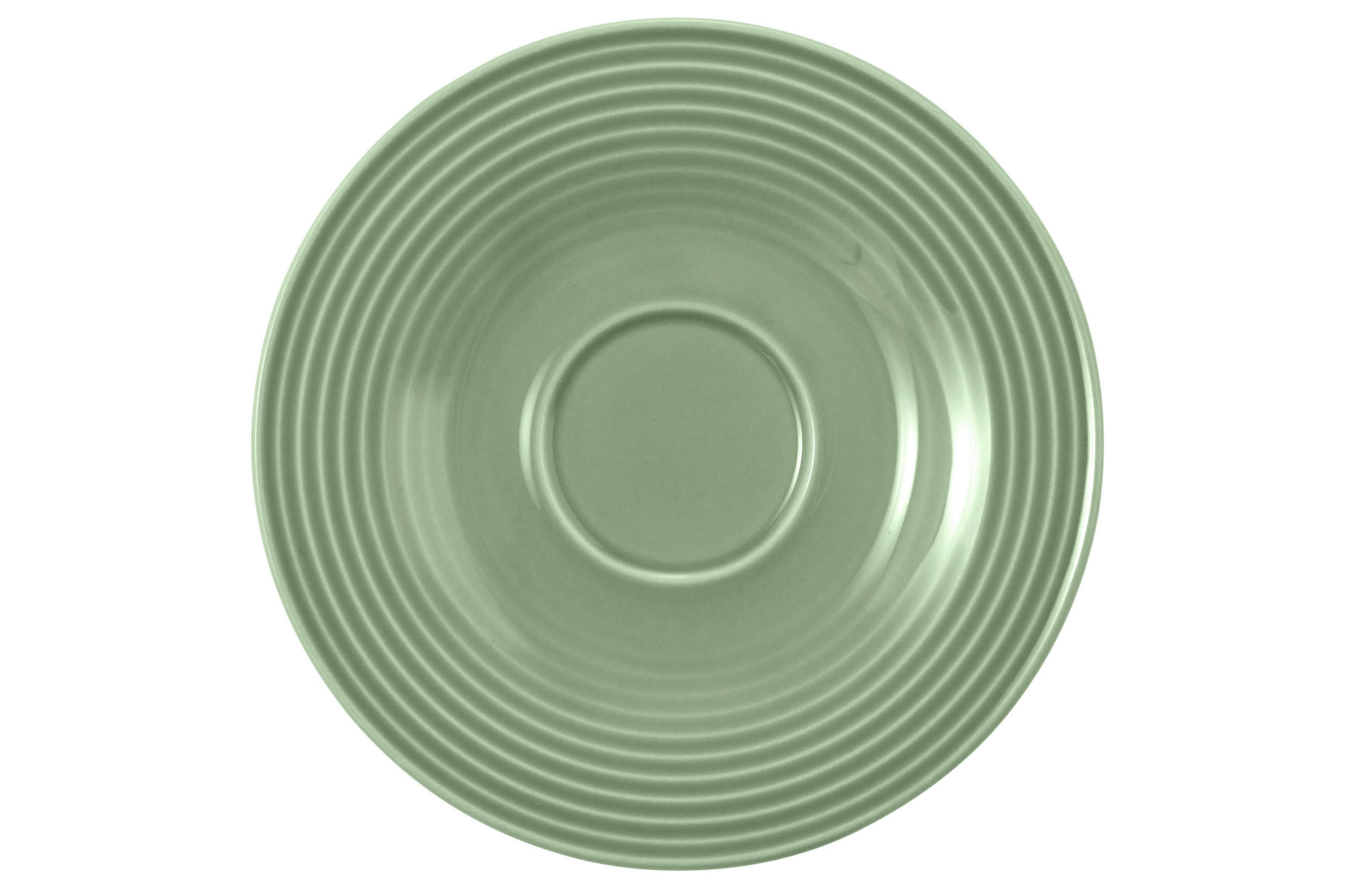 ESPRESSO-UNTERTASSE Beat salbeigrün 13,5 cm  - Salbeigrün, Basics, Keramik (13,5cm) - Seltmann Weiden
