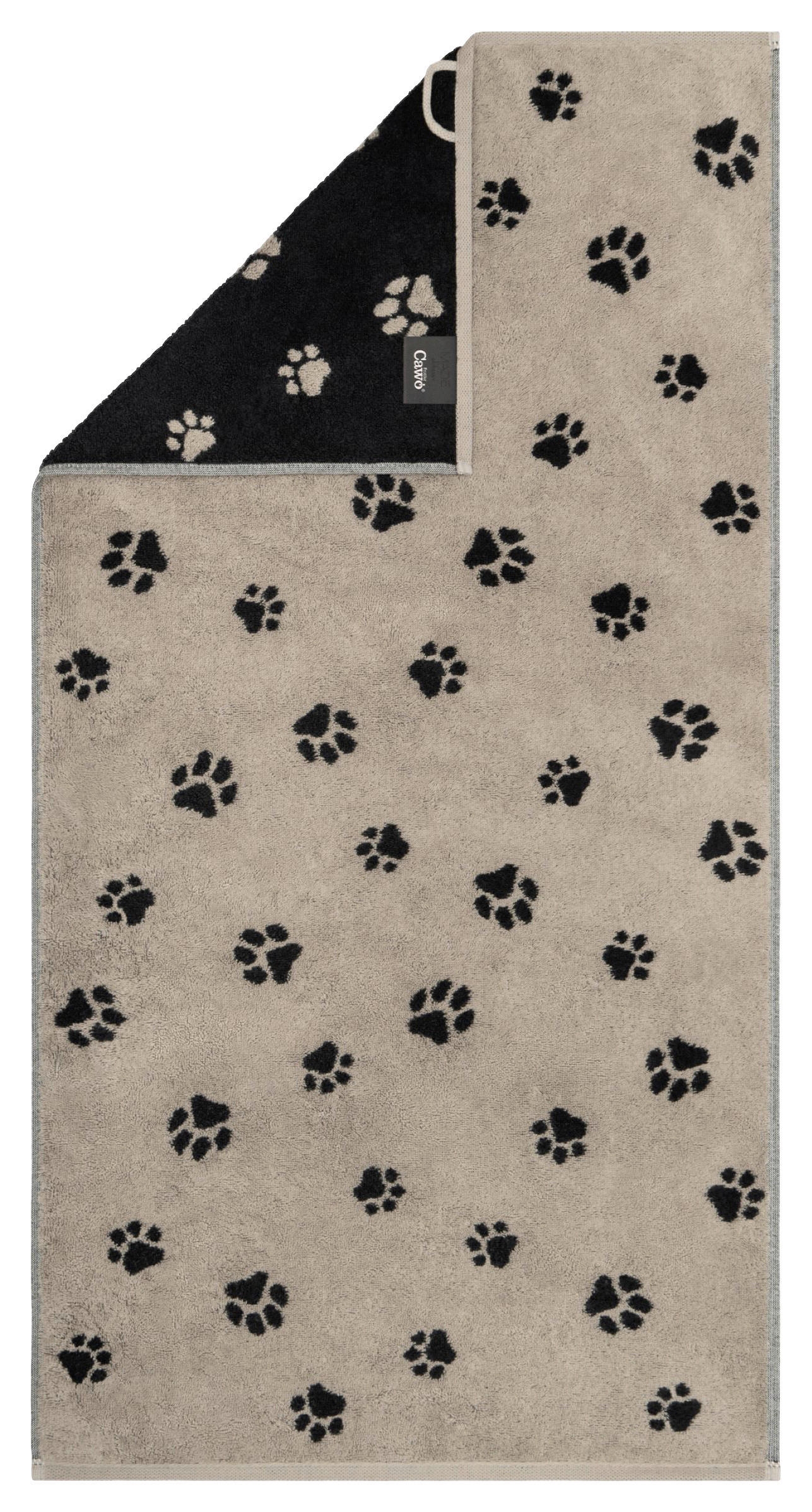 OSUŠKA DO SPRCHY, 80/150 cm, černá - černá, Basics, textil (80/150cm) - Cawoe