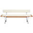 SITZBANK 200/80/52 cm in Weiß, Eichefarben - Eichefarben/Weiß, Design, Leder/Holz (200/80/52cm) - Team 7 SITZBANK 200/80/52 cm in Weiß, Eichefarben - Eichefarben/Weiß, Design, Leder/Holz (200/80/52cm) - Team 7