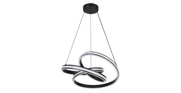 LED-HÄNGELEUCHTE 48/52/120 cm  - Schwarz/Weiß, Design, Kunststoff/Metall (48/52/120cm) - Novel