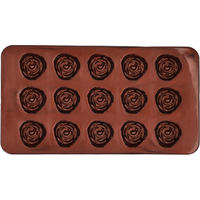 PRALINEN-BACKFORM  - Braun, KONVENTIONELL, Kunststoff (11,7/21,2/1,83cm) - Bitz