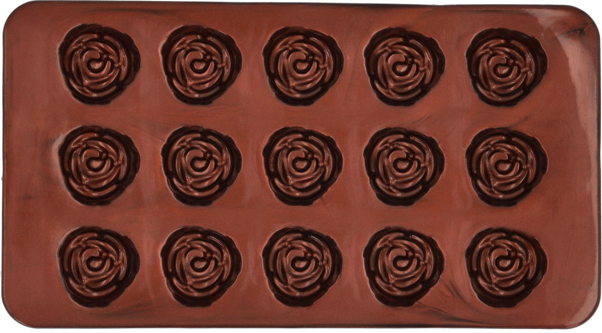 PRALINEN-BACKFORM  - Braun, KONVENTIONELL, Kunststoff (11,7/21,2/1,83cm) - Bitz