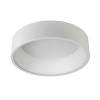 LED-DECKENLEUCHTE 45.5/45.5/13 cm   - Weiß, Basics, Metall (45.5/45.5/13cm) - Lucide