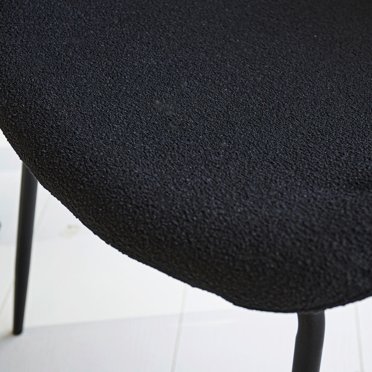 SADA ŽIDLÍ 2 kusy - černá, Moderní, kov/textil (50/88,5/42cm) - MID.YOU