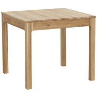 ESSTISCH Wildeiche rechteckig  ausziehbar, gastro- und objekttauglich  - Wildeiche, Natur, Holz (85-125/80/75cm) - Livetastic