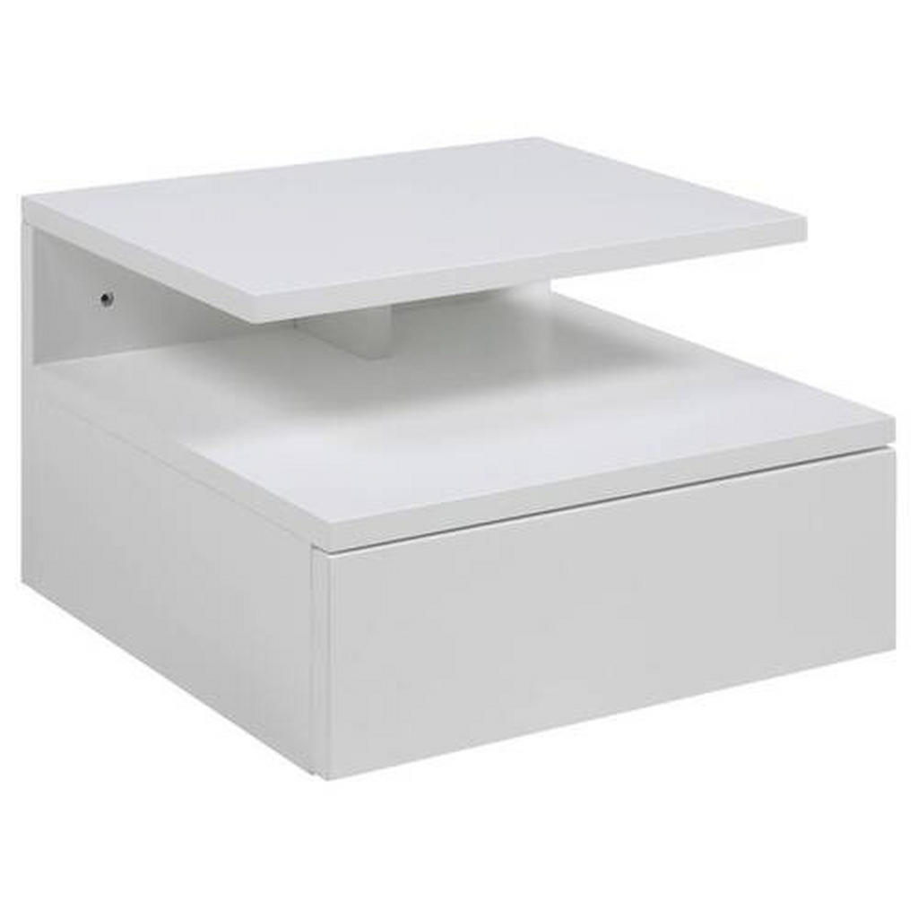 XXXL NOČNÍ STOLEK, bílá, 35/22,5/32 cm