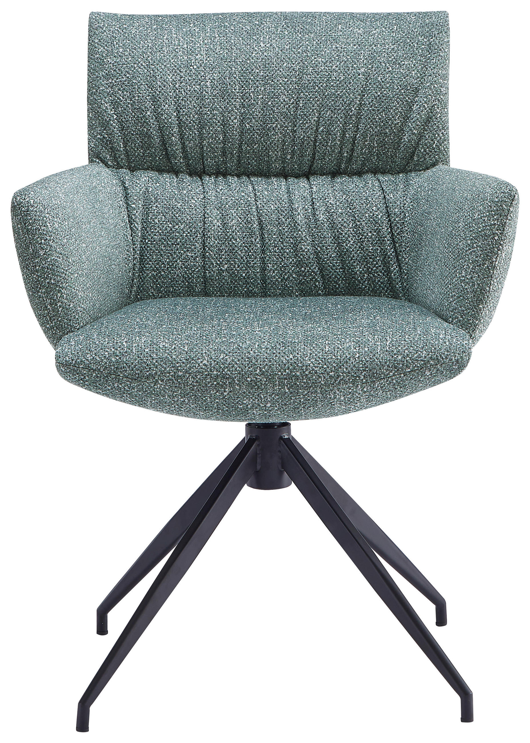 KAROSSZÉK olívazöld - olívazöld/fekete, Design, textil/fém (64/86/63cm) - Dieter Knoll