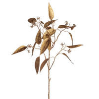 VEŠTAČKI CVET - zlatna, Lajfstajl, metal/plastika (20/70/5cm) - Leonardo