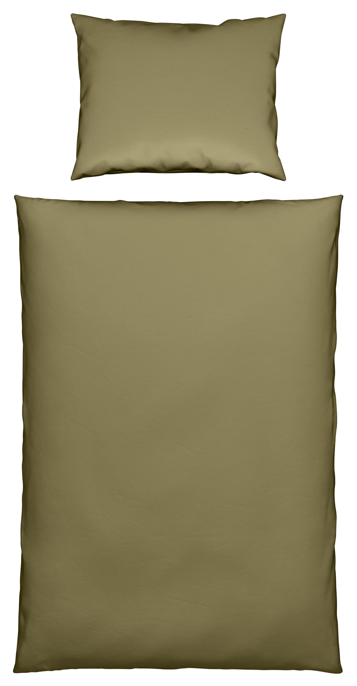 BETTWÄSCHE 2-teilig Renforcé 140/200 cm  - Grün, Basics, Textil (140/200cm) - Esposa