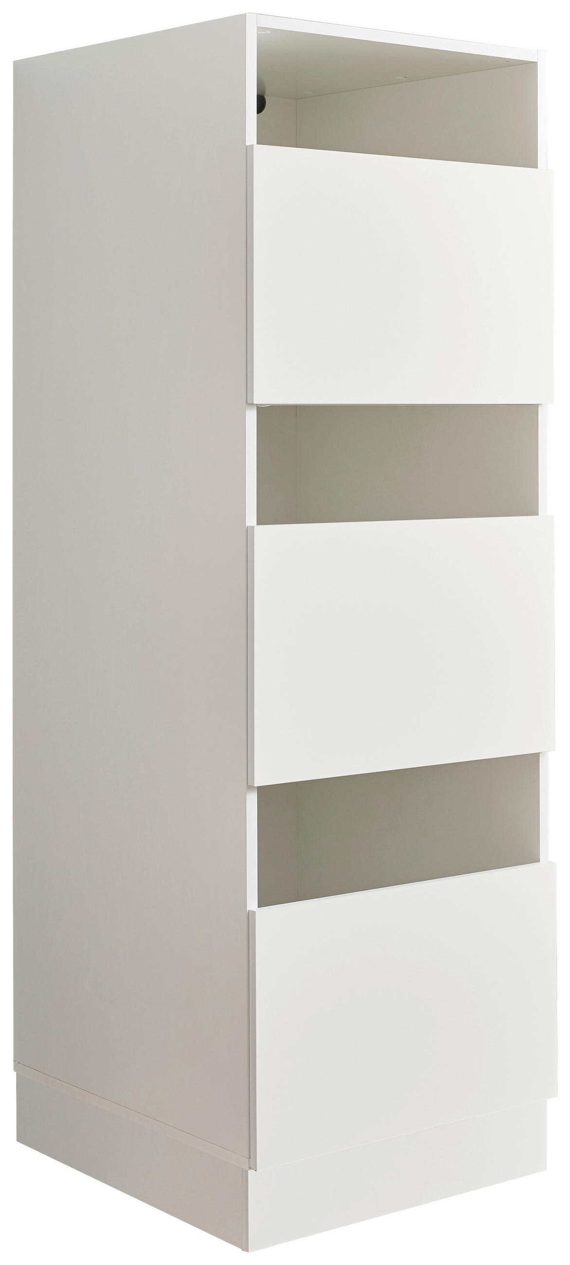 MULTIFUNKCIÓS SZEKRÉNY fehér  - fekete/fehér, Design, műanyag/faalapú anyag (50/162/67,5cm) - Xora