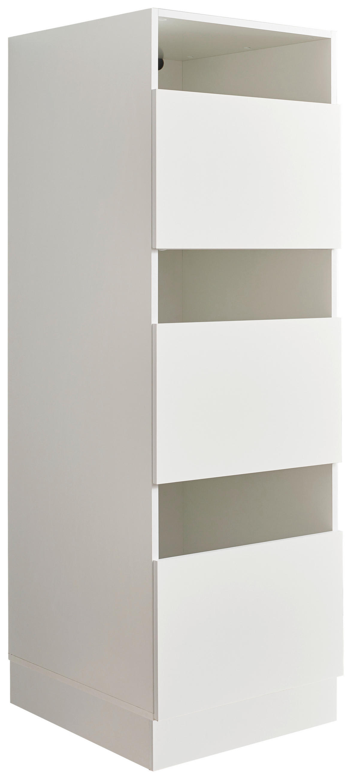 MULTIFUNKCIÓS SZEKRÉNY fehér  - fekete/fehér, Design, műanyag/faalapú anyag (50/162/67,5cm) - Xora