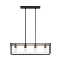 HÄNGELEUCHTE 80/20/120 cm  - Schwarz, Design, Kunststoff/Metall (80/20/120cm)