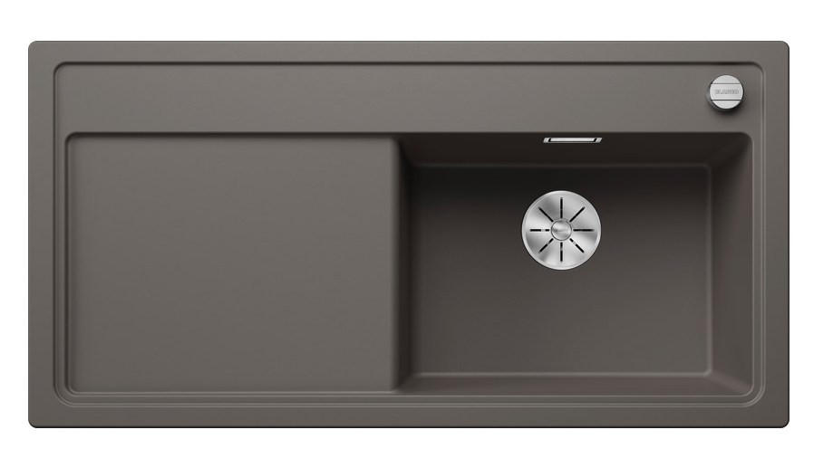SPÜLE Zenar  - Grau, Basics, Stein (100/18,5/51cm) - Blanco