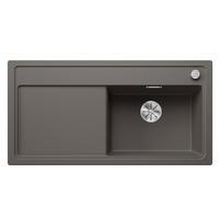 SPÜLE Zenar  - Grau, Basics, Stein (100/18,5/51cm) - Blanco