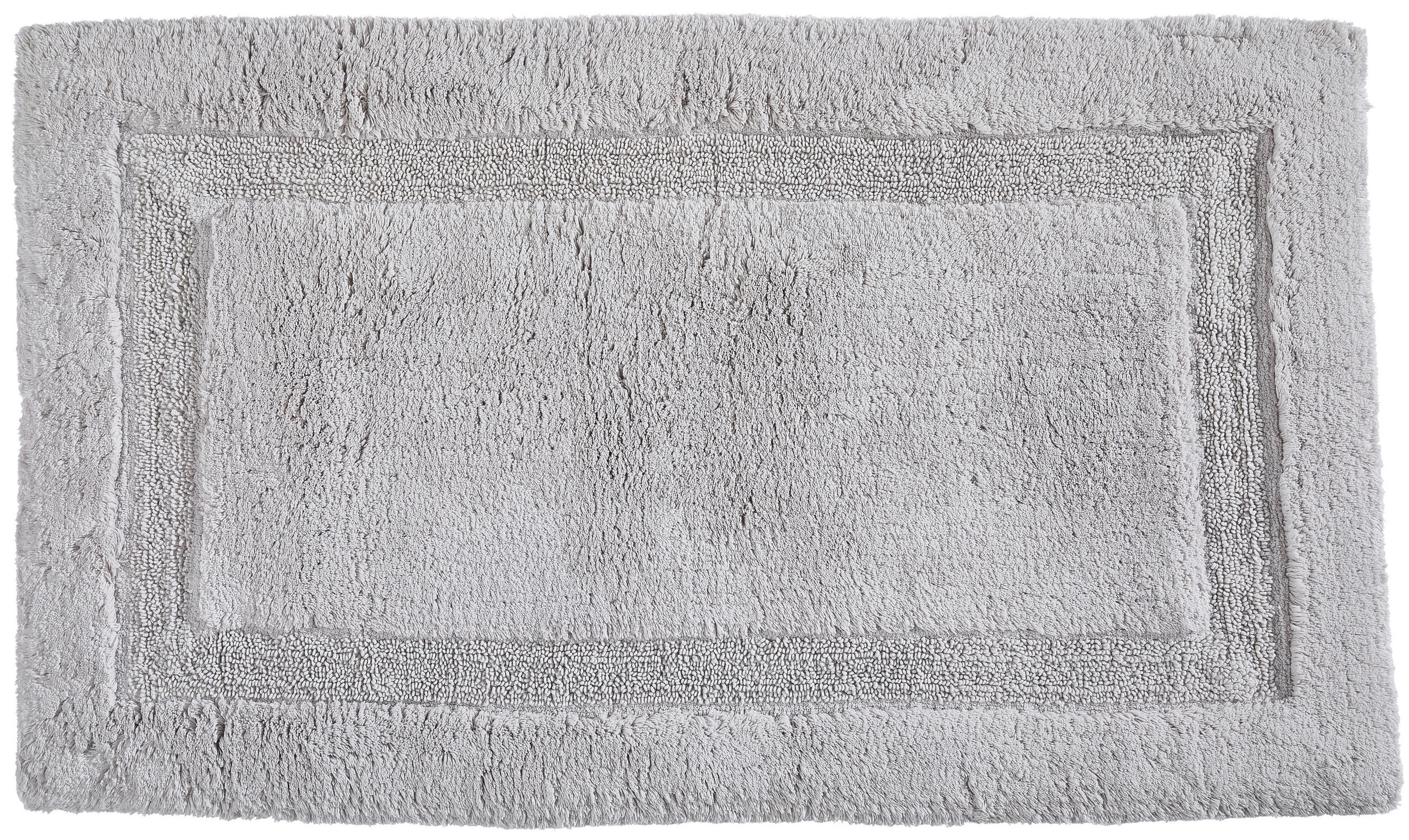 BADEMATTE Silberfarben 70/120 cm  - Silberfarben, Trend, Textil (70/120cm) - Bio:Vio