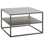 COUCHTISCH in Keramik  - Schwarz/Grau, Design, Keramik/Metall (65/65/41,5cm) - Johann Jakob