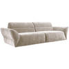 BIGSOFA Chenille Creme  - Creme/Schwarz, KONVENTIONELL, Kunststoff/Textil (300/91/116cm) - Cantus