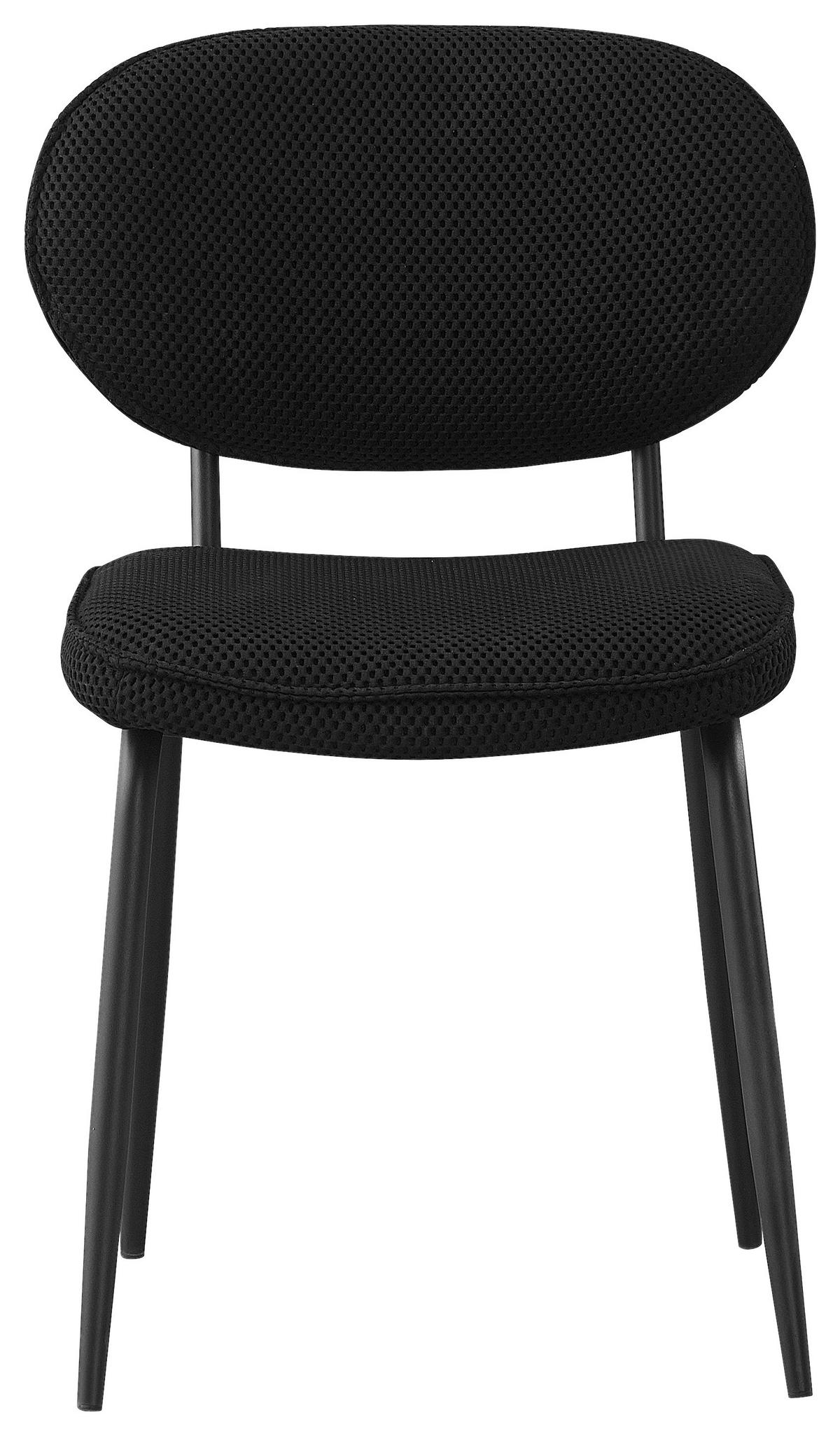 ŽIDLE, černá - černá, Konvenční, kov/textil (49/80,5/62,5cm) - Boxxx