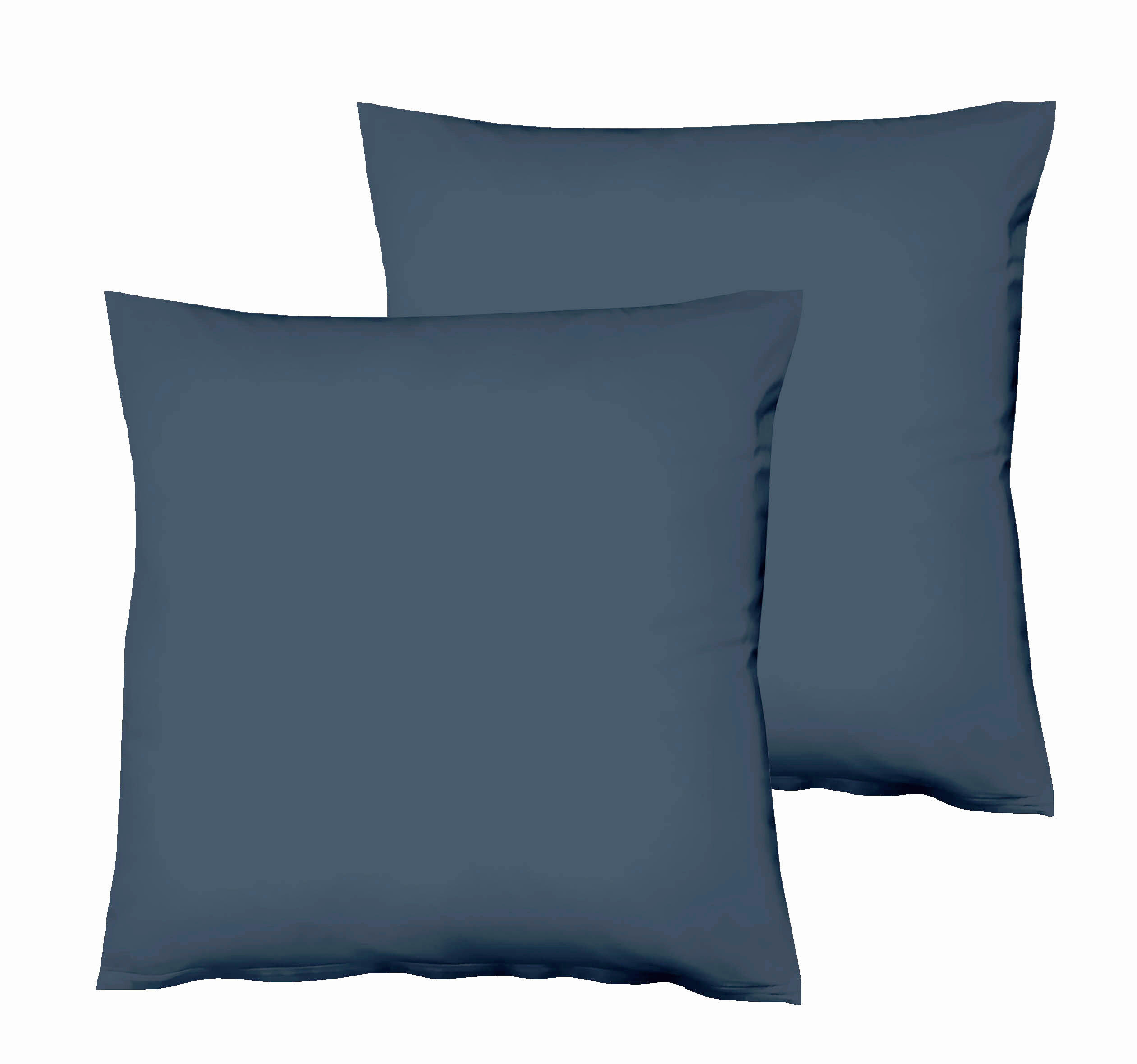 KISSENHÜLLEN-SET 40/40 cm  - Dunkelblau, Basics, Textil (40/40cm) - Fleuresse
