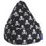 SITZSACK Schwarz, Weiß - Schwarz/Weiß, Design, Textil (110/70cm) - Carryhome SITZSACK Schwarz, Weiß - Schwarz/Weiß, Design, Textil (110/70cm) - Carryhome