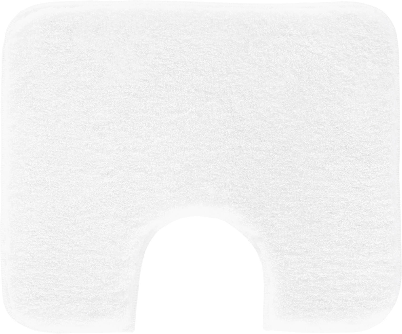 WC-VORLEGER Weiß 50/60 cm - Weiß, Basics, Kunststoff/Textil (50/60cm) - Grund