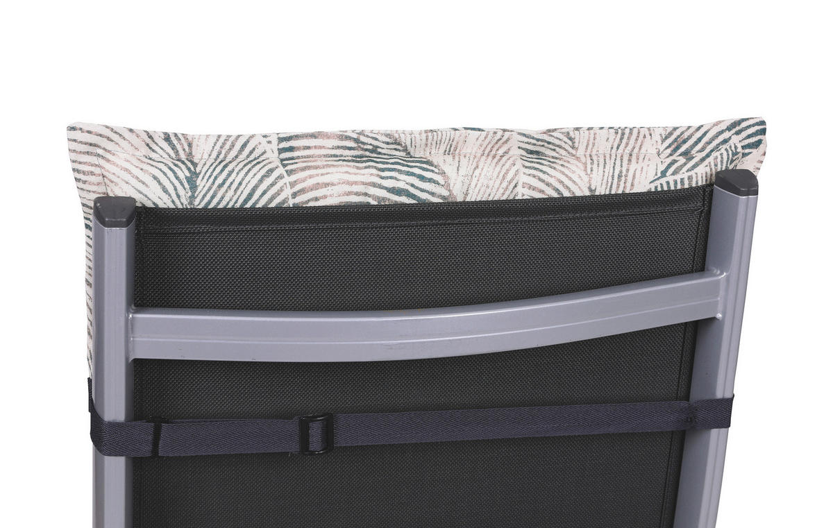 SESSELAUFLAGENSET Blätter  - Beige/Grau, Basics, Textil (50/7/108cm)