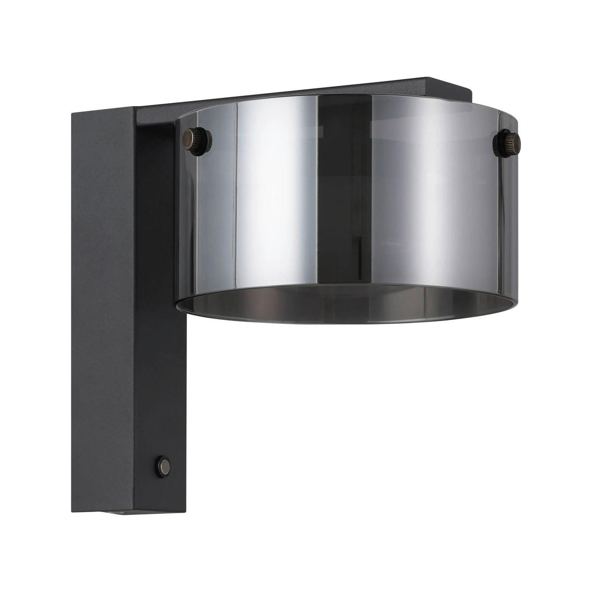 WANDLEUCHTE 18/15/20,5 cm   - Schwarz, Design, Glas/Metall (18/15/20,5cm) - Eglo