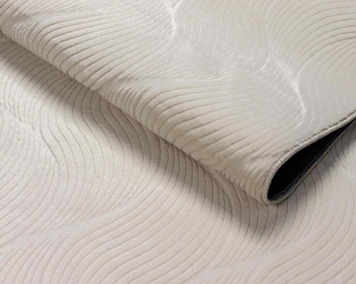 WEBTEPPICH 80/150 cm Stilo Creme  - Creme, KONVENTIONELL, Textil (80/150cm)