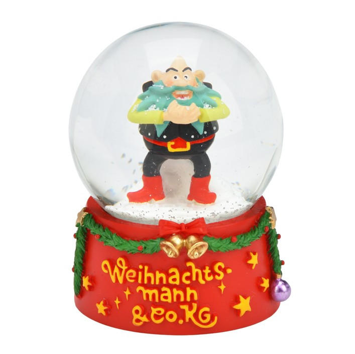 SCHNEEKUGEL  - Multicolor, Basics, Glas/Kunststoff (6/9/6cm)