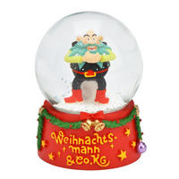 SCHNEEKUGEL  - Multicolor, Basics, Glas/Kunststoff (6/9/6cm)