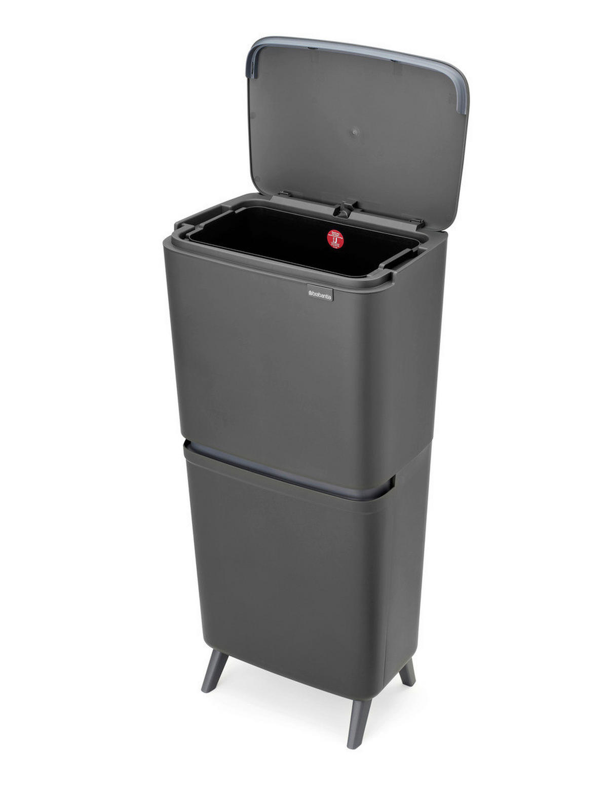 ODPADKOVÝ KOŠ  20+25 l - tmavě šedá, Basics, plast (28/88,3/41,9cm) - Brabantia