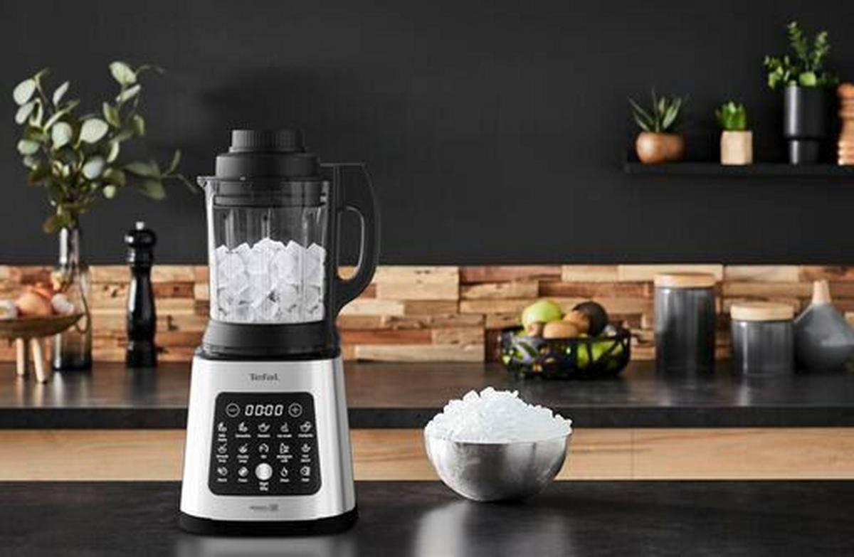 pároló, smoothie, jeges, - fekete, Basics, műanyag (45.6cm) - Tefal