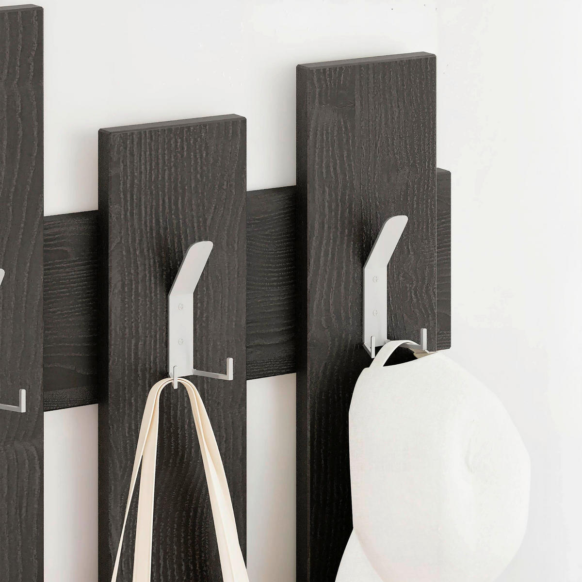 VÄGGHÄNGARE 64/81/4 cm  - svart, Design, trämaterial (64/81/4cm) - Livetastic