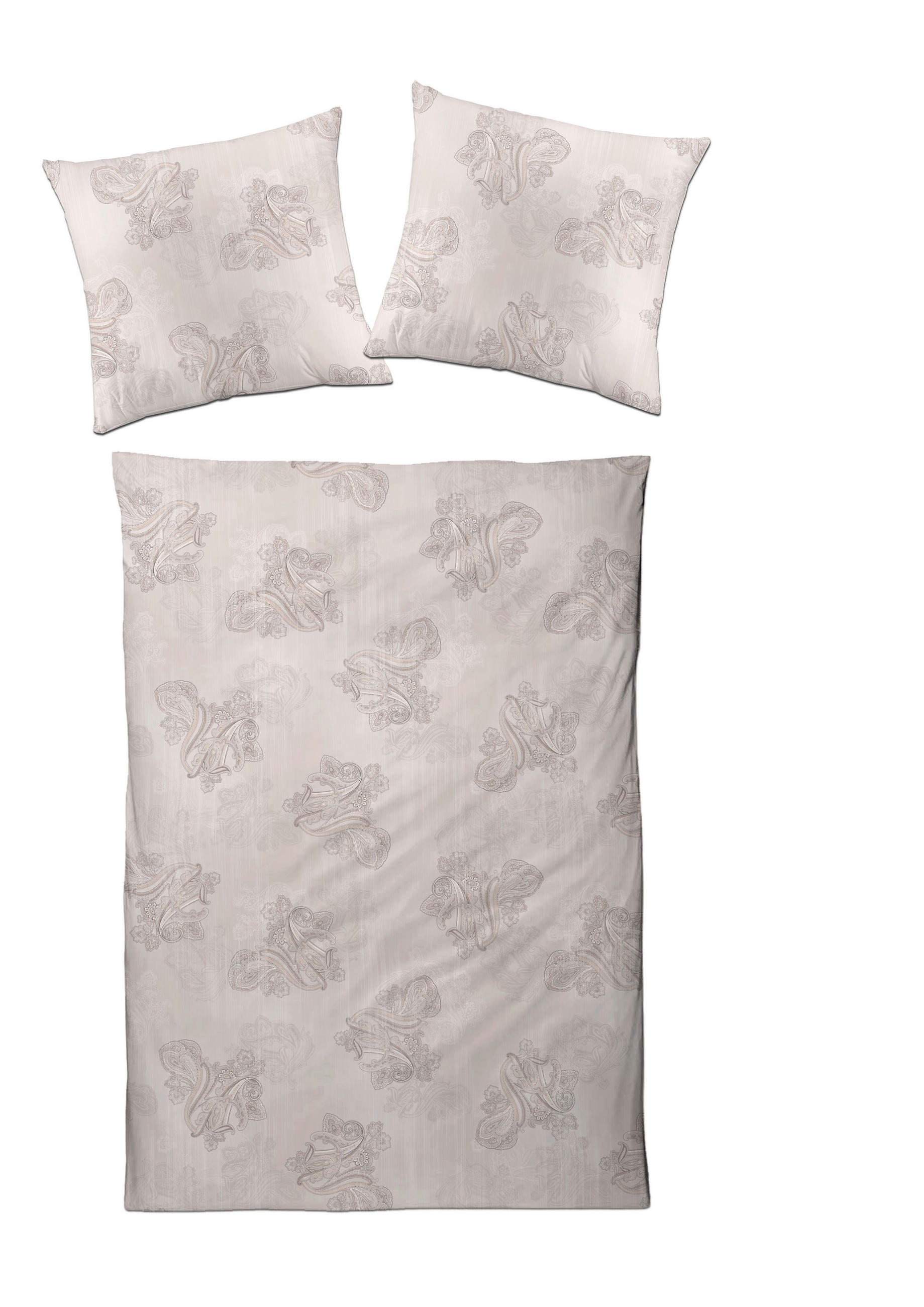 BETTWÄSCHE Makosatin  - Rosa, Design, Textil (27/38/3cm) - Estella