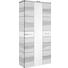 GARDEROBENSCHRANK Kernesche furniert Eschefarben, Weiß - Eschefarben/Weiß, Design, Glas/Holz (90/196/37cm) - Cassando GARDEROBENSCHRANK Kernesche furniert Eschefarben, Weiß - Eschefarben/Weiß, Design, Glas/Holz (90/196/37cm) - Cassando