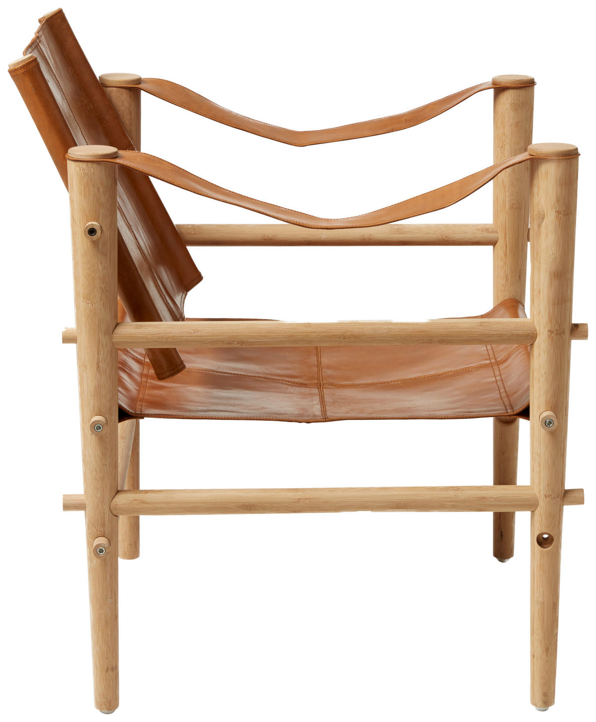 SESSEL Echtleder Braun    - Braun/Naturfarben, ROMANTIK / LANDHAUS, Leder/Holz (59/79/61cm) - MID.YOU