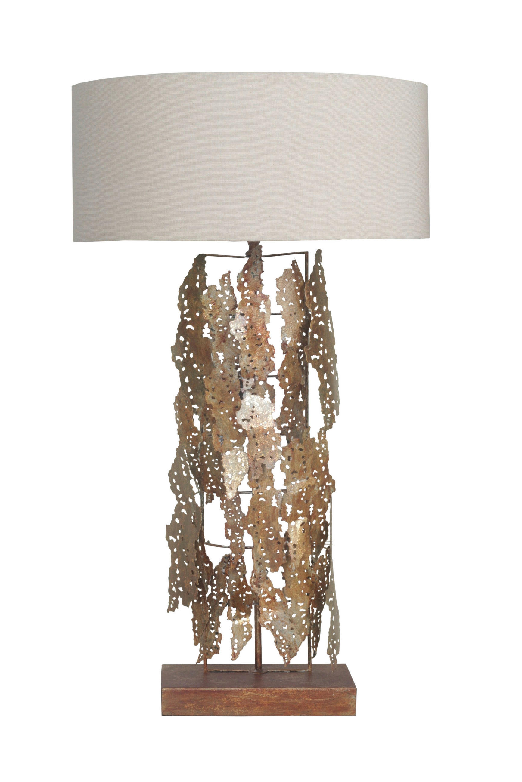 STOLNÍ LAMPA, E27, 49/49/87 cm - Trend, kov/textil (49/49/87cm) - MID.YOU