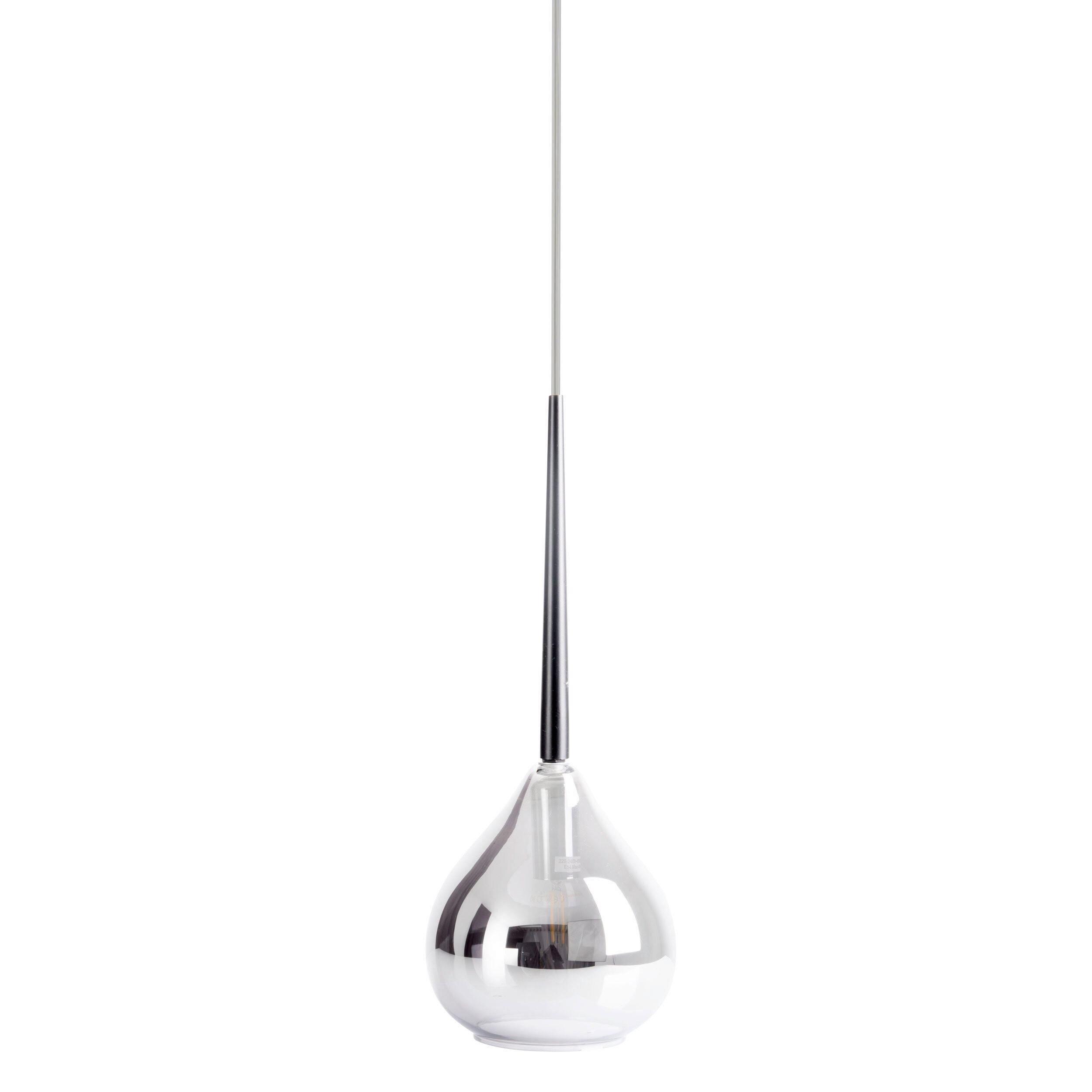Näve Hängeleuchte Vaso Anthrazit, Schwarz 16 cm