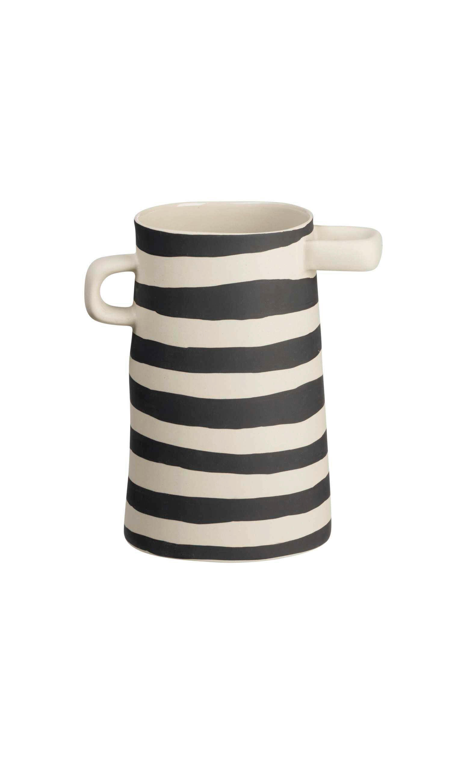 VAZA  11/17 cm    keramika   - bež/crna, Basics, keramika (11/17cm) - ASA