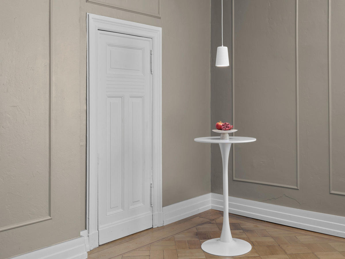 HÄNGELEUCHTE 13.5/124 cm  - Weiß, Basics, Stein/Metall (13.5/124cm) - Osram