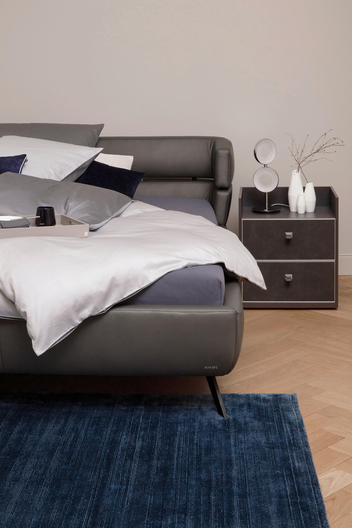 WEBTEPPICH 170/240 cm Soft Dunkelblau  - Dunkelblau, Design, Textil (170/240cm) - Joop!