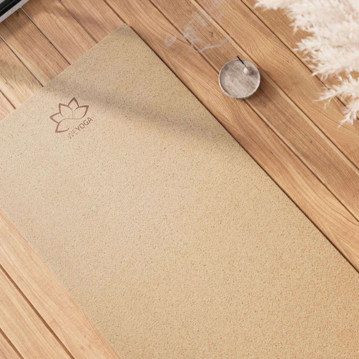 YOGAMATTE - Braun, Basics, Holz/Kunststoff (60/190cm) - WECON HOME