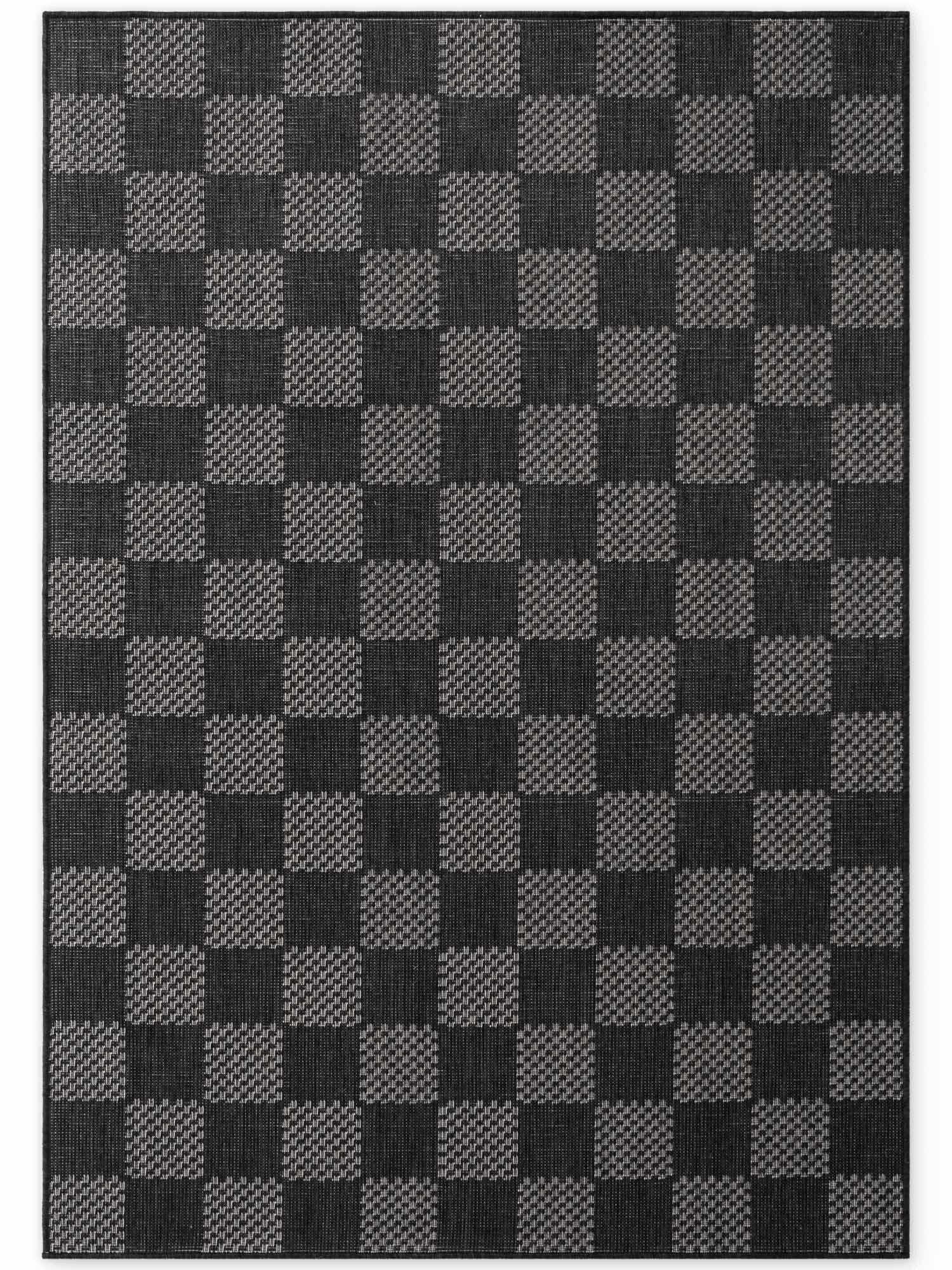 Ted Baker Flachwebeteppich Haringey Schwarz, Weiß 120x170 cm