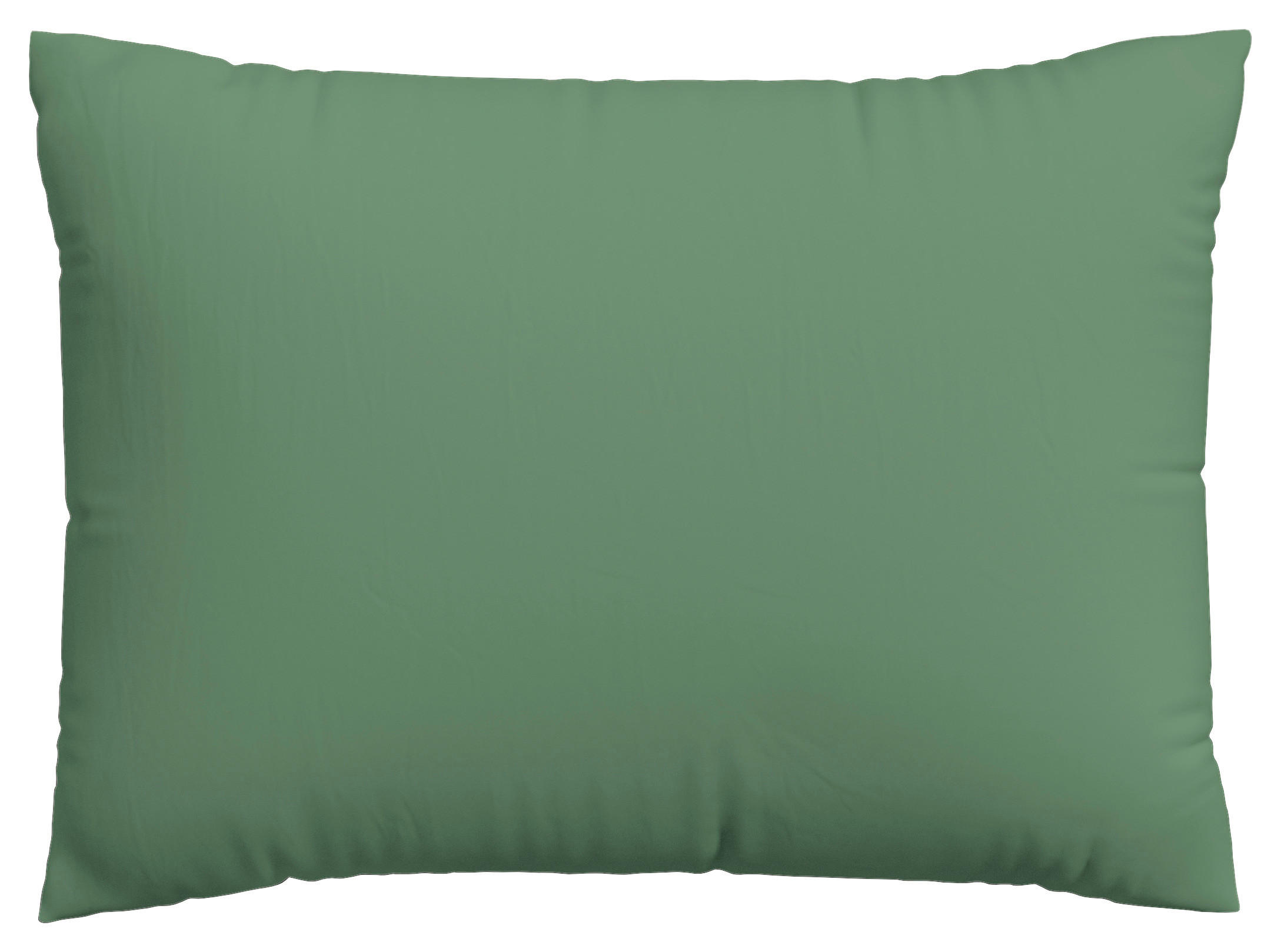 KOPFPOLSTERBEZUG WOVEN SATIN 70/90 cm  - Grün, Basics, Textil (70/90cm) - Schlafgut