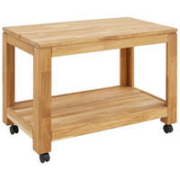 BEISTELLTISCH 45,5/80/55,5 cm Eiche massiv rechteckig  - Natur, Holz/Kunststoff (45,5/80/55,5cm) - Linea Natura