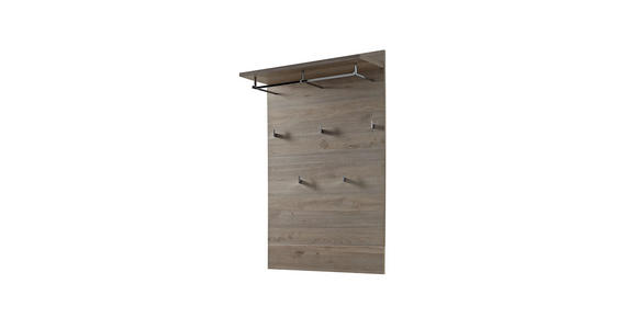 GARDEROBENPANEEL in 84/128/29 cm - Eichefarben, Basics, Holzwerkstoff (84/128/29cm) - Carryhome