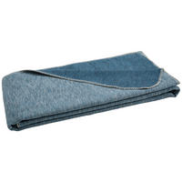 PLAID LEELA 140/200 cm  - Dunkelblau, Natur, Textil (140/200cm) - Bio:Vio