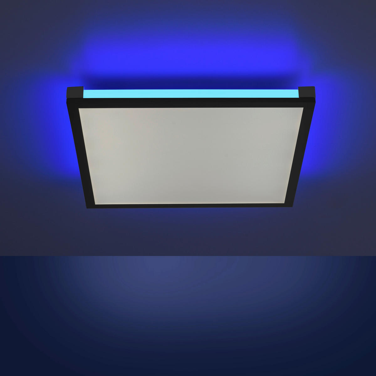 LED-PANEEL 45/45/7,1 cm  - Schwarz, Basics, Kunststoff/Metall (45/45/7,1cm)