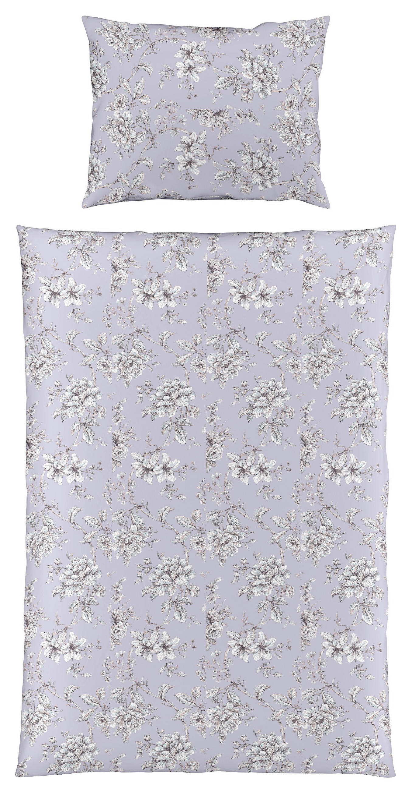 BETTWÄSCHE 3-teilig Satin 140/200 cm  - Lila, Basics, Textil (140/200cm) - Fleuresse